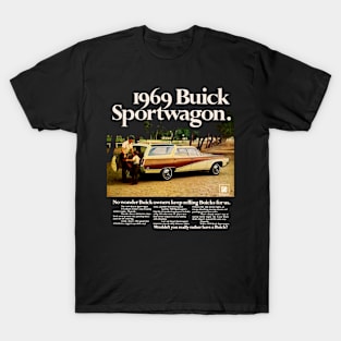 1969 BUICK SPORTWAGON - advert T-Shirt